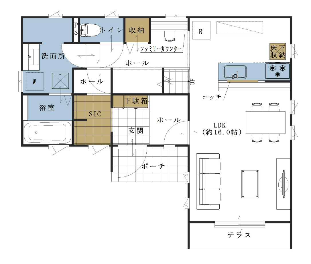 1階間取り図