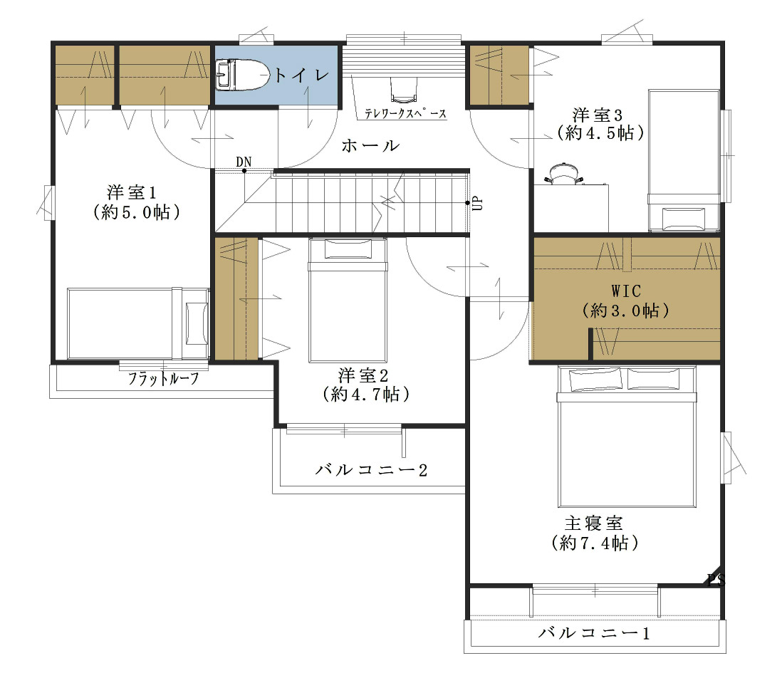 2階間取り図
