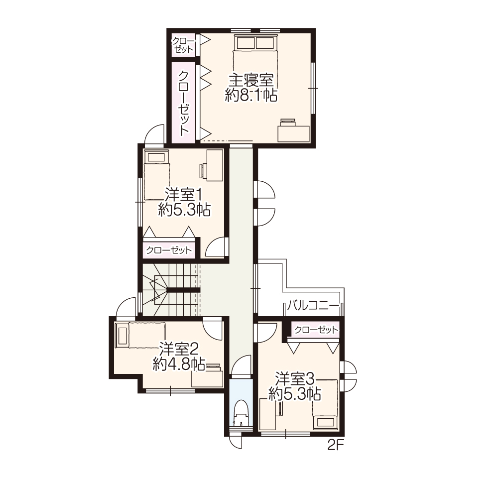 間取り1-2F