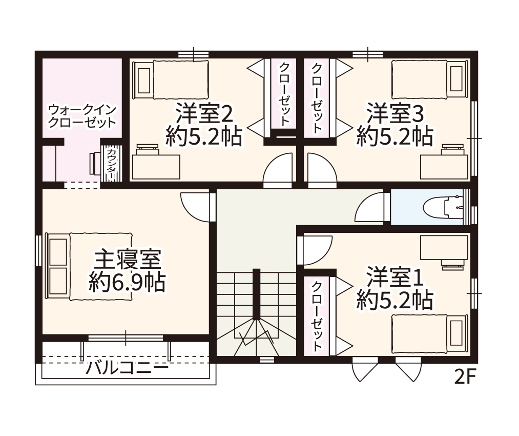 設計プラン3_2F