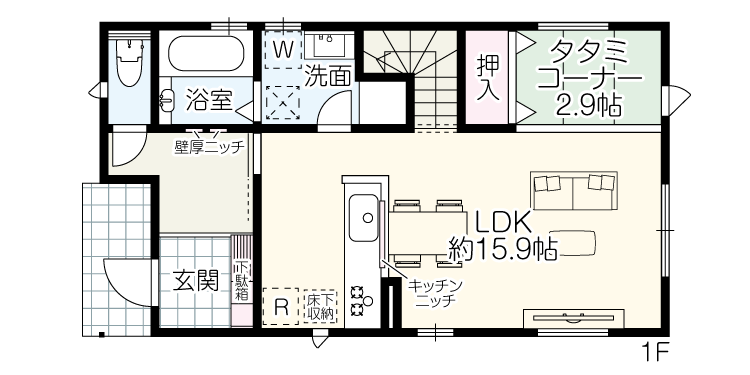 間取り1-1F