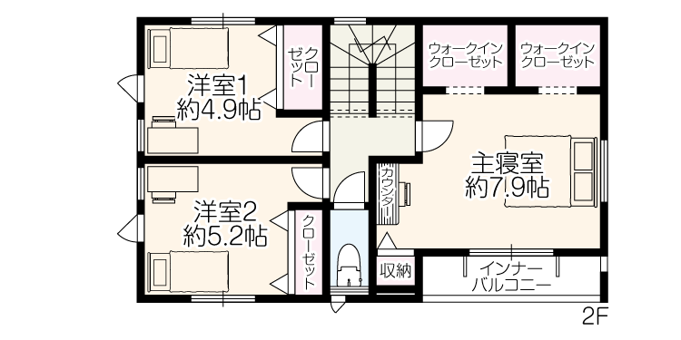 設計プラン1_2F