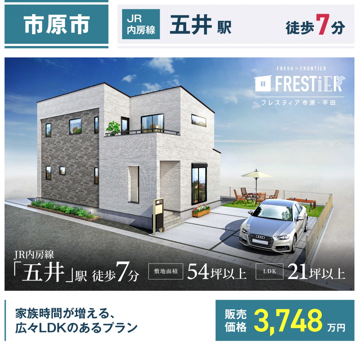 市原市平田55番1（3区画-1）【フレスティア市原・平田1号棟】