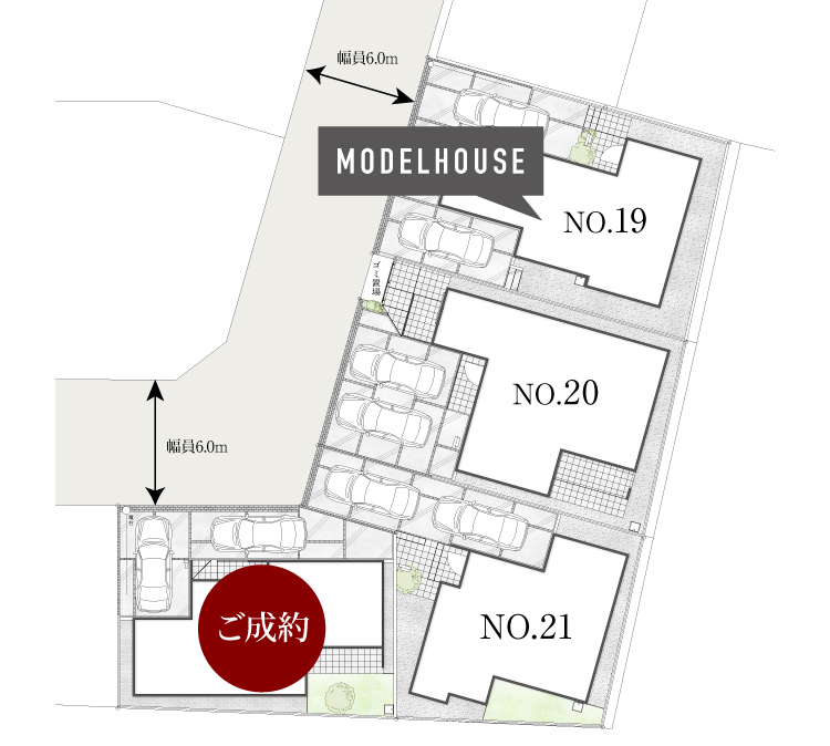 フレスティア都賀・若松町:区画図2