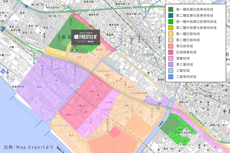 フレスティア幕張西_用途地域