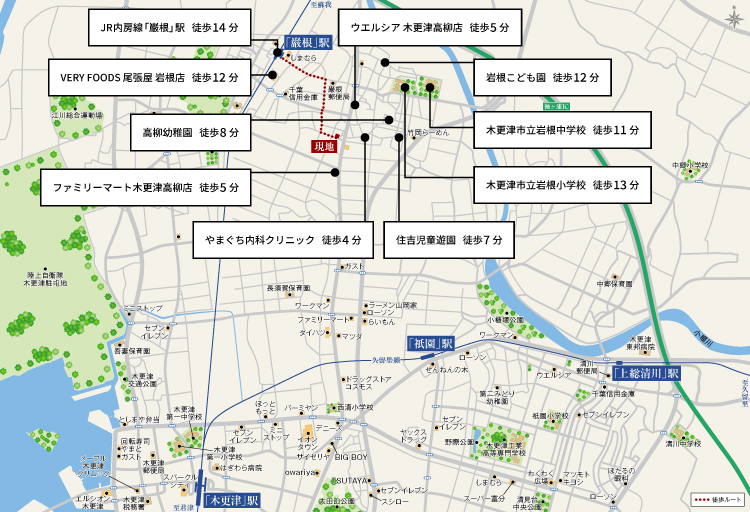 周辺環境_フレスティア木更津・高柳